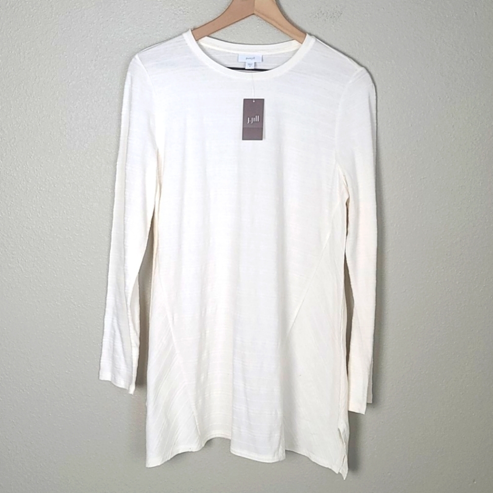 J. Jill Cream Colored Longsleeve Top NWT